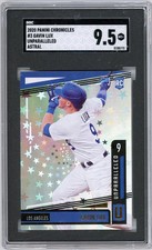 2020 Panini Chronicles Unparalleled Gavin Lux Graded Rookie Card #3 SGC 9.5. rookie card picture