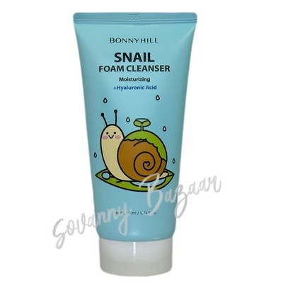 BONNYHILL Snail Foam Cleanser Moisturizing +Hyaluronic Acid 170ml