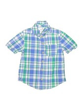 Tommy Bahama Boys Blue Short Sleeve Button-Down Shirt 4
