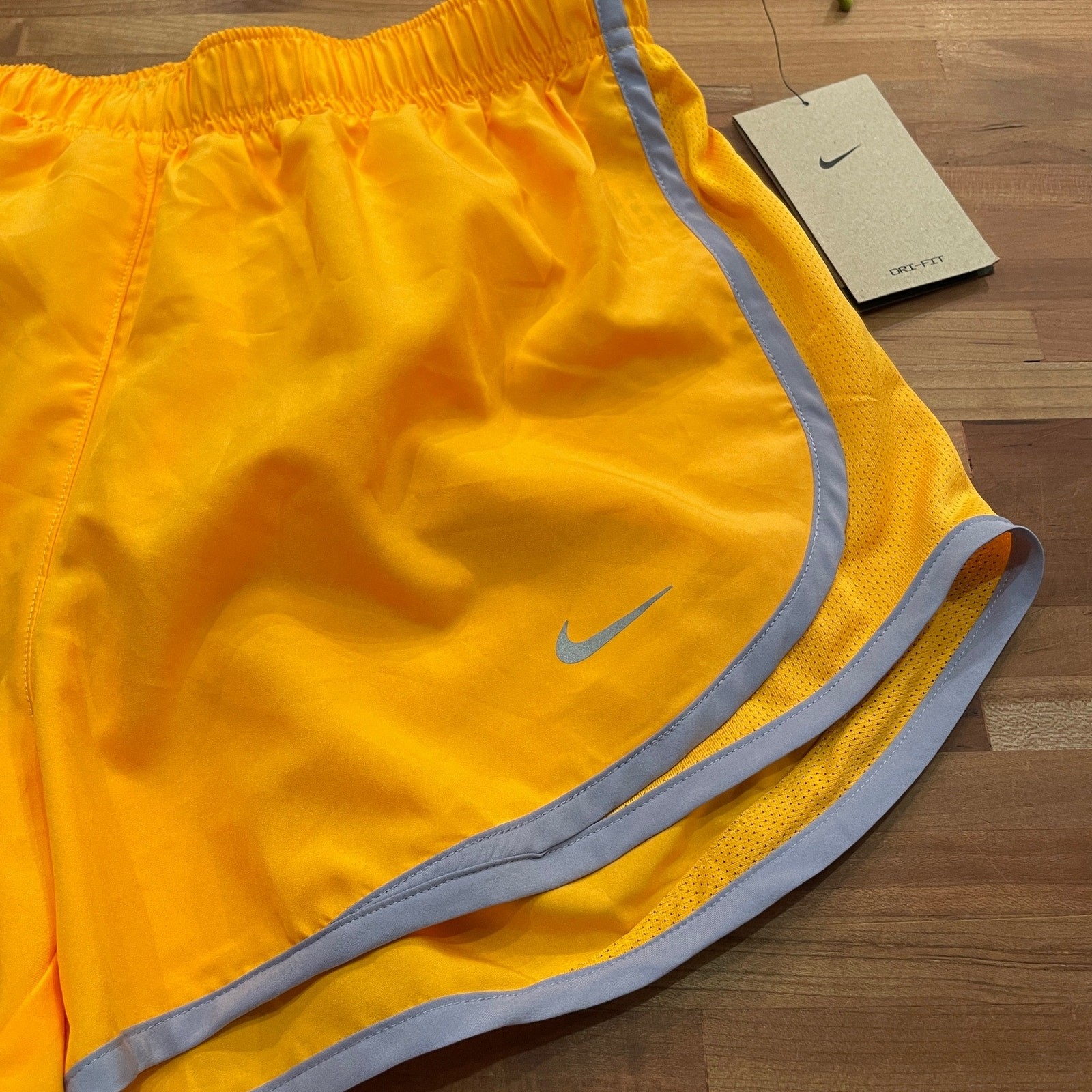 Nike Dri-Fit Tempo Brief Lined Womens Running Shorts orange/purple S image 5