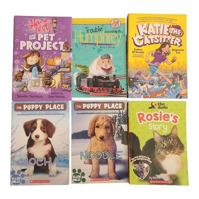Bundle Lot 6 Kids Books Puppy Place Humphrey Katie  Rosie's Story Pet Project 