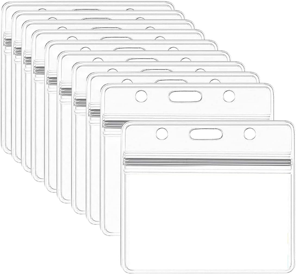 Transparente Wasserdichte AusweishüLlen FüR Karten Und Namensschilder, 10 StüCk-image