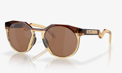 Gafas HSTN con montura Dark Amber / Light Curry y lentes Prizm Tungsten que mejo