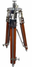 Tripod Nautical Chrome Theater Stage Industrial Spot Lights Lamp Tripod