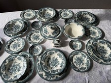 Vintage Tafelservice Enoch Wedgwood,Asiatic Pheasants"- England, 1960er Jahre