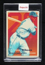 2022 Topps Project 70 Online Exclusive /887 Matt Taylor Josh Gibson HOF 0b0g