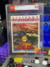 Oto&ntilde;o 1987 Nintendo Fun Club News V1 #3 The Legend of Zelda NES Nintendo PSA 6.0
