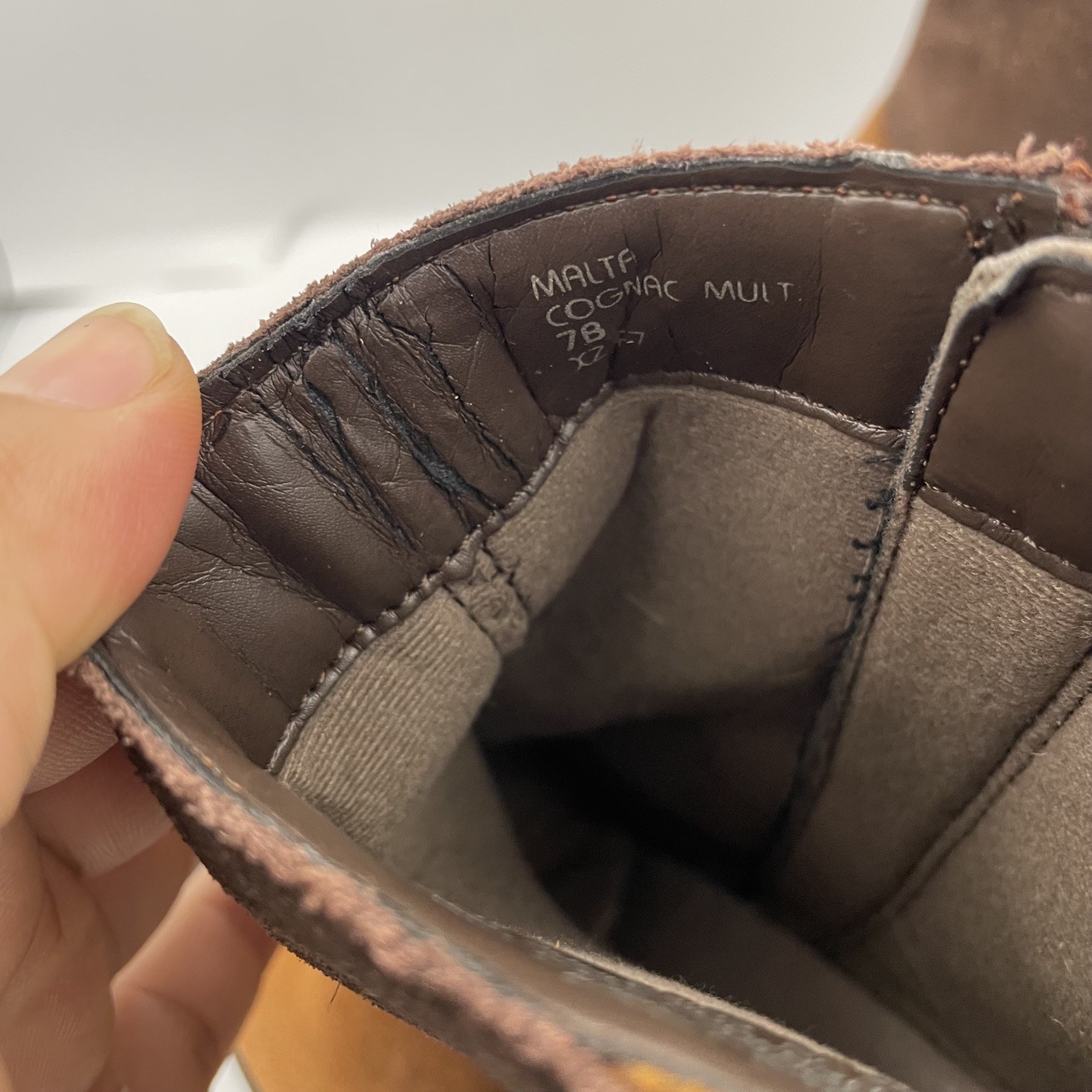 EARTH patchwork suede multicolor ankle boots wome… - image 12