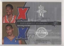 2007-08 SPx Freshman Tandems Jerseys Aaron Brooks Arron Afflalo #F2-AA fm0