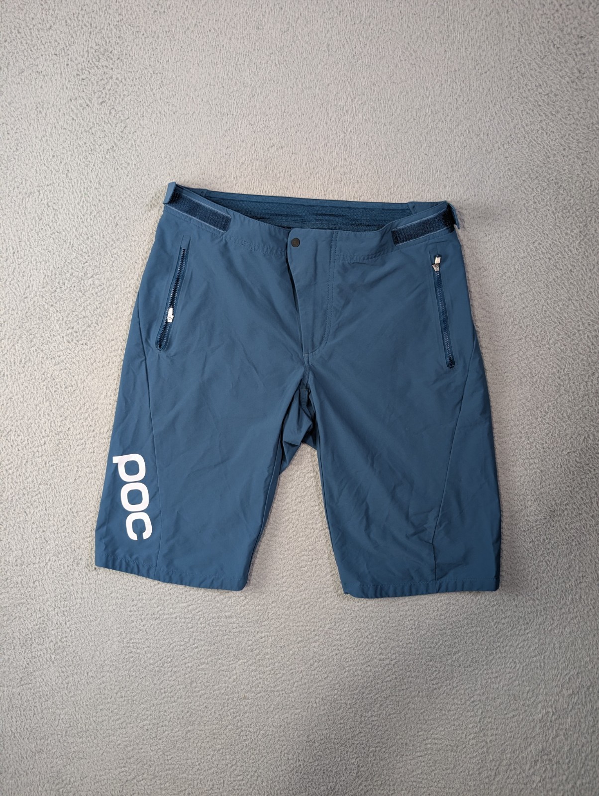 POC Essential Enduro MTB Shorts Mens Large Blue Stretch Adju