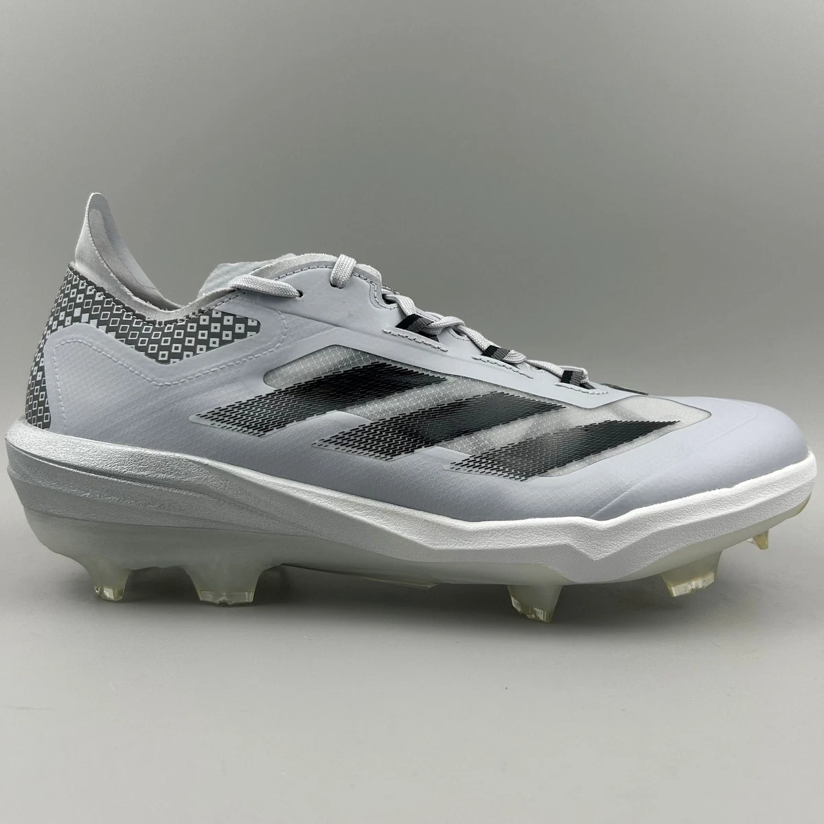 Adidas Adizero Impact+ BSB Mens 14 Silver New‎ Baseball Cleats ID0975 adidas Gray Baseball & Softball Shoes & Cleats for Men for  main image 2