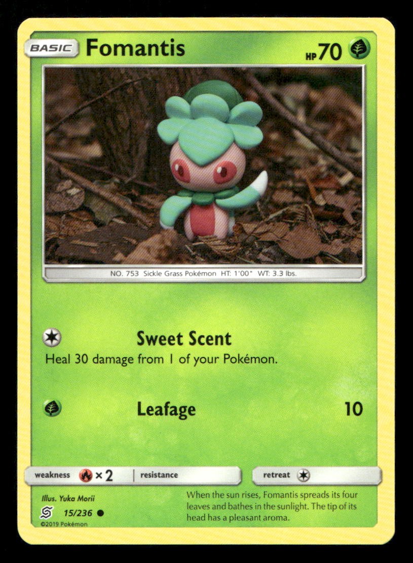 Fomantis 15/236 Unified Minds LP Pokemon