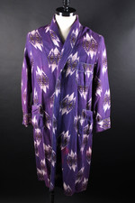 Vintage 1940s Pilgram Beacon Blanket Robe House Coat Mens Large USA