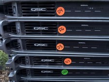 QSC Q-SYS I/O Frame Type 2 16x outputs w/ 4x CoL4 Line Cards