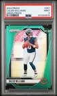 2024 PANINI PRIZM GREEN PRIZM #301 CALEB WILLIAMS ROOKIE RC PSA 9 Low POP! 💎