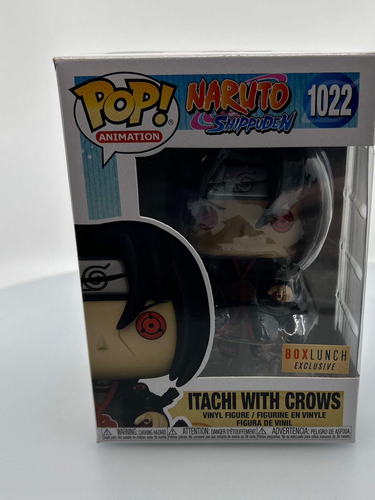 En Oferta Funko Pop! Animación Anime Naruto Shippuden Itachi Con Cuervos #1022 Caja Dañada