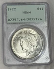 1922 Peace Silver Dollar MS64 PCGS Ogh Rattler Lots Of Luster Bu Unc White Coin