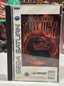Sega Saturn Mortal Kombat Trilogy  With Registration Card in Tact Pre-Owned