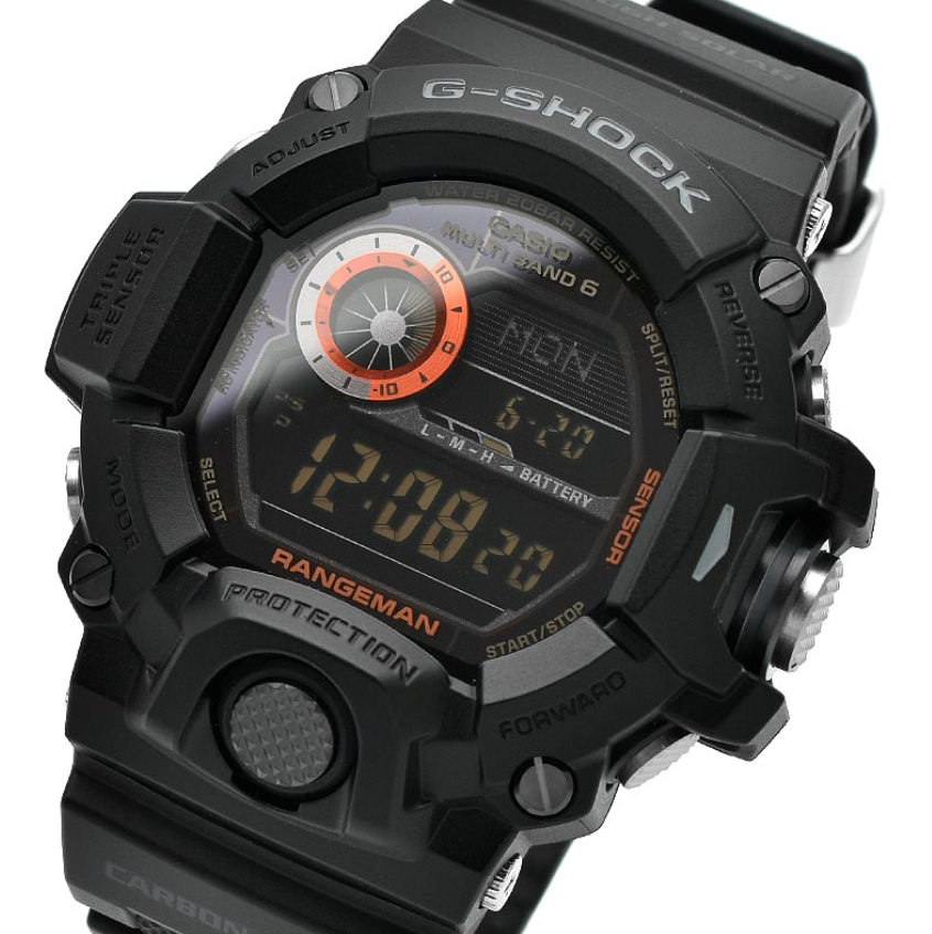 G-SHOCK RANGEMAN 　GW-9400BJ CASIO】G-SHOCK RANGEMAN GW-9400BJ-1JF Triple Sensor Solar Radio