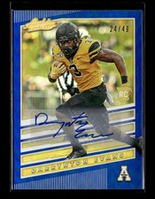 2020 Absolute Rookies Signatures Spectrum Blue #14 Darrynton Evans  #/49
