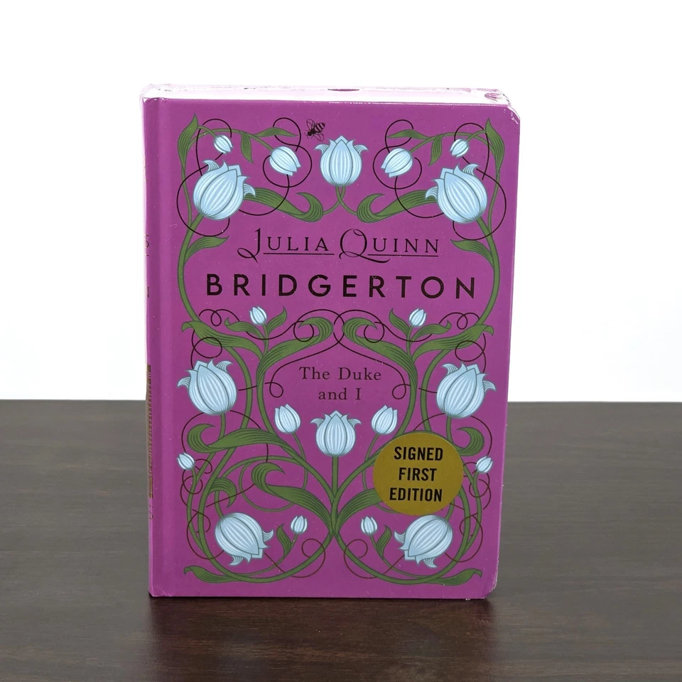 JULIA QUINN Bridgerton THE DUKE AND I Deluxe Hardcover SIGNED First Edition - Image 2 of 4