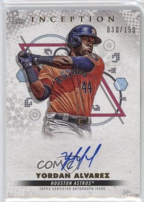 2022 Inception Base Rookie and Emerging Stars /150 Yordan Alvarez Auto 0fr7