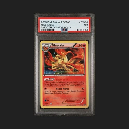 Ninetales Black & White Promo BW66 PSA 7