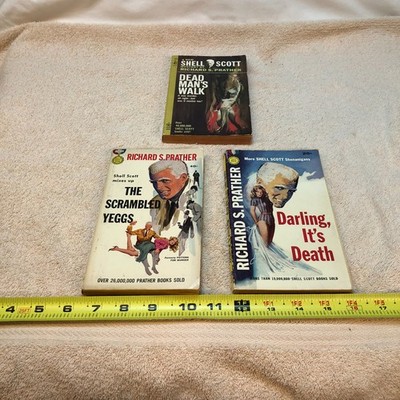 LOT OF 3 VINTAGE RICHARD S. PRATHER PAPERBACK BOOKS - USA