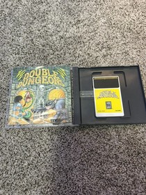 TurboGrafx-16 Double Dungeons, Complete HuCard, Manual, & Case Excellent 