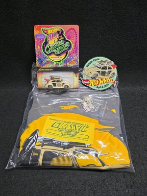 Hot Wheels 24th Annual Nationals Kawa-Bug-A w/ Sticker, Patch, Pin, & XL Shirt
