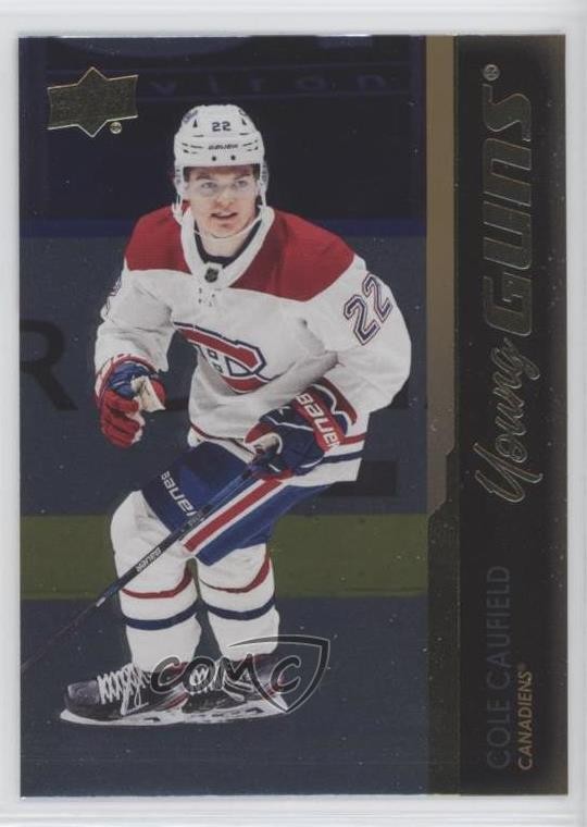 2021 Upper Deck Series 1 Young Guns Silver Foil Cole Caufield #201 Rookie RC 0zu