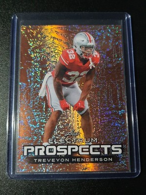 TreVeyon Henderson - Leaf Electrum 2024 - Patriots - Prospects - Bronze - /45