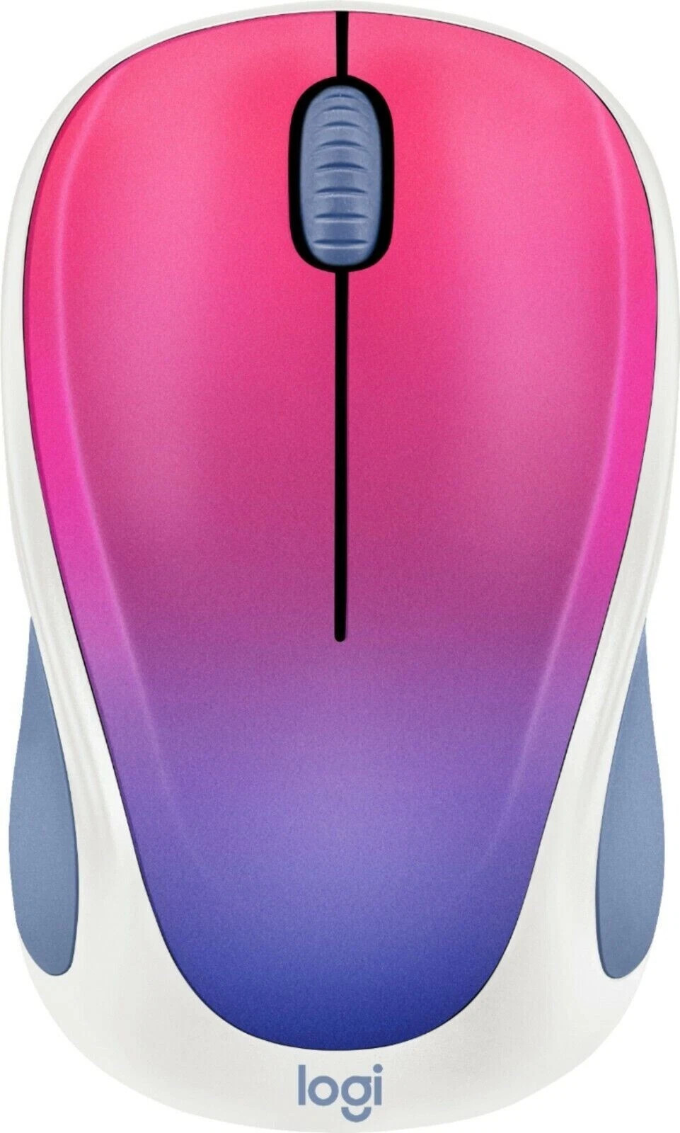 Logitech M317C Design Collection Wireless Mouse With nano receiver - Blue Blush
