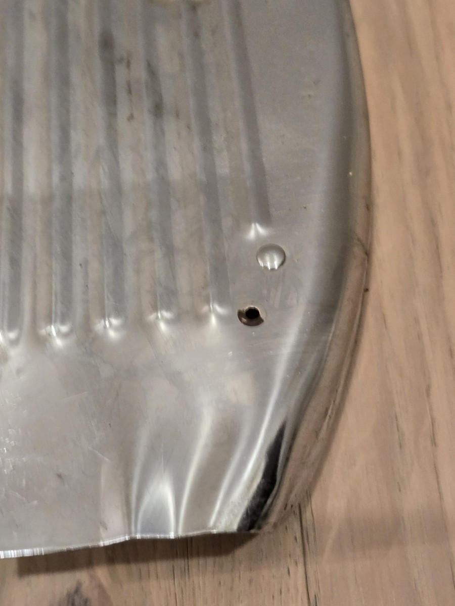 OEM Harley Panhead FLH Shovelhead Under Seat Frame Battery Ribbed