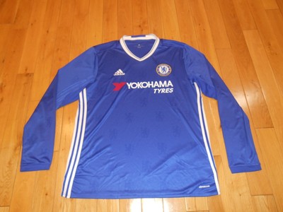 Adidas CHELSEA FC FOOTBALL CLUB 2016 Home Soccer Long Sleeve Jersey Kit  Mens XL | eBay