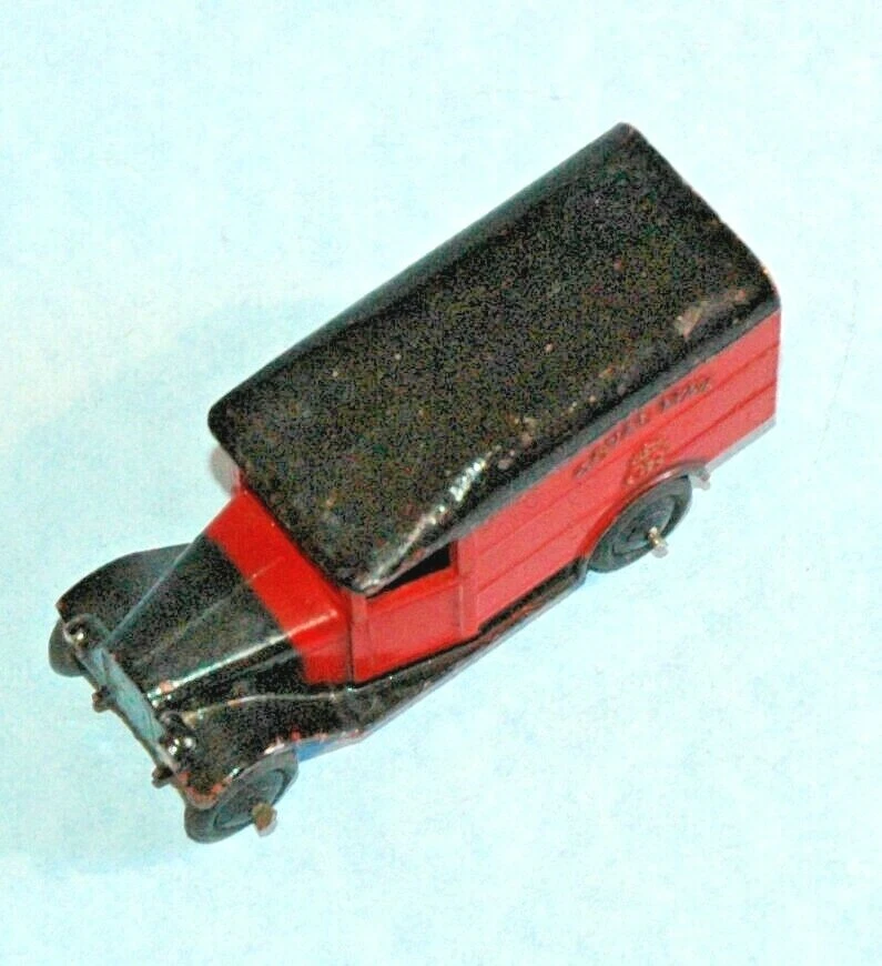 Dinky Toys MECCANO Англия оригинал No34b GR ROYAL MAIL VAN 1952 ЧЕРНАЯ КРЫША - Изображение 3 из 4