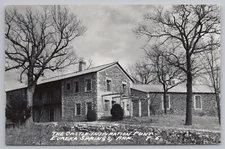 Real Photo Postcard Eureka Springs AR The Castle Inspiration Point c1950 RPPC