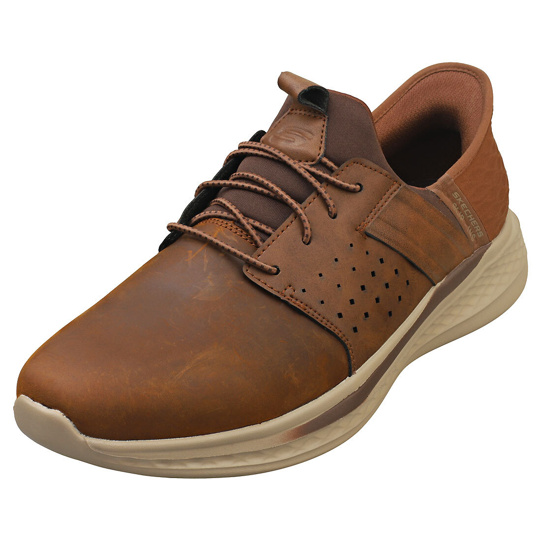 Skechers Slip-ins Slade Zachary Mens Casual Trainers in Dark  display picture 1