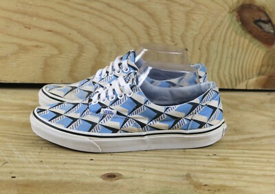 Vans x Eley Kishimoto Sneakers Womens 9 Blue Geometric Off the Wall  Athletic