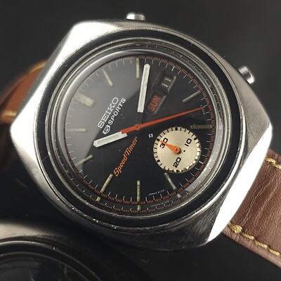 Vintage 'Ticking See Desc.' Seiko 6139 Automatic Chronograph