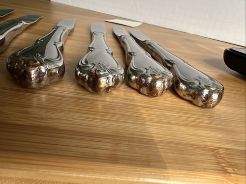 VTG Ekco Knives Regal Rose Eterna Stainless Set Of 6 Dinner, Butter - Picture 11 of 14