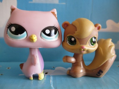 Figurine Littlest Pet Shop – Écureuil N°1372 Hasbro, Occasion, Animaux Sauvages