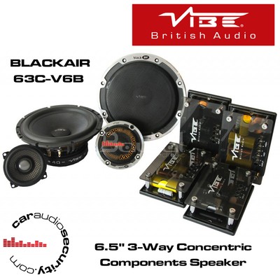 vibe black air component speakers