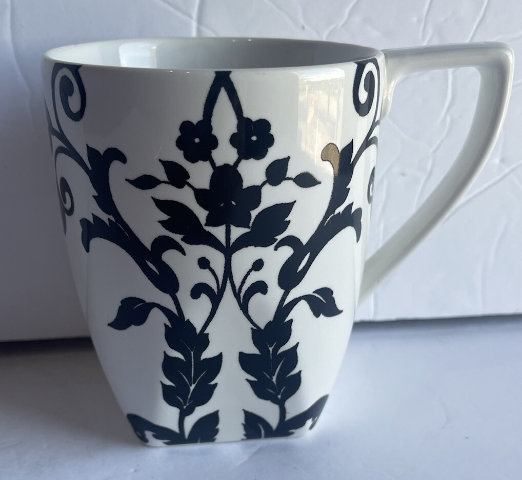 Coventry Coffee Mug  Antotonette Black and White