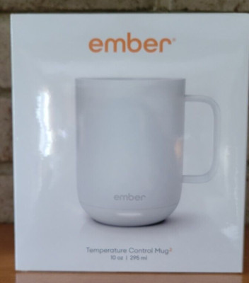 Ember CM191002US 10oz Temperature Control Smart Mug  - White BRAND NEW sealed