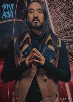 STEVE AOKI - A4 Poster (21x28cm) - Festival DJ Foto Clippings POPCORN Magazine