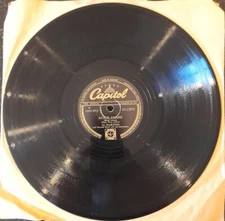 AL MARTINO, ACQUE AMARE. 78 RPM SHELLAC RECORD