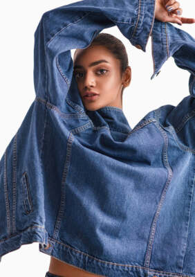 Women's Mid Wash Classic Denim Jacket Blue | eBay