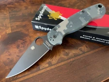 Spyderco Knife Paramilitary 2 S45VN Camo G10 Black Blade C81GPCMOBK2