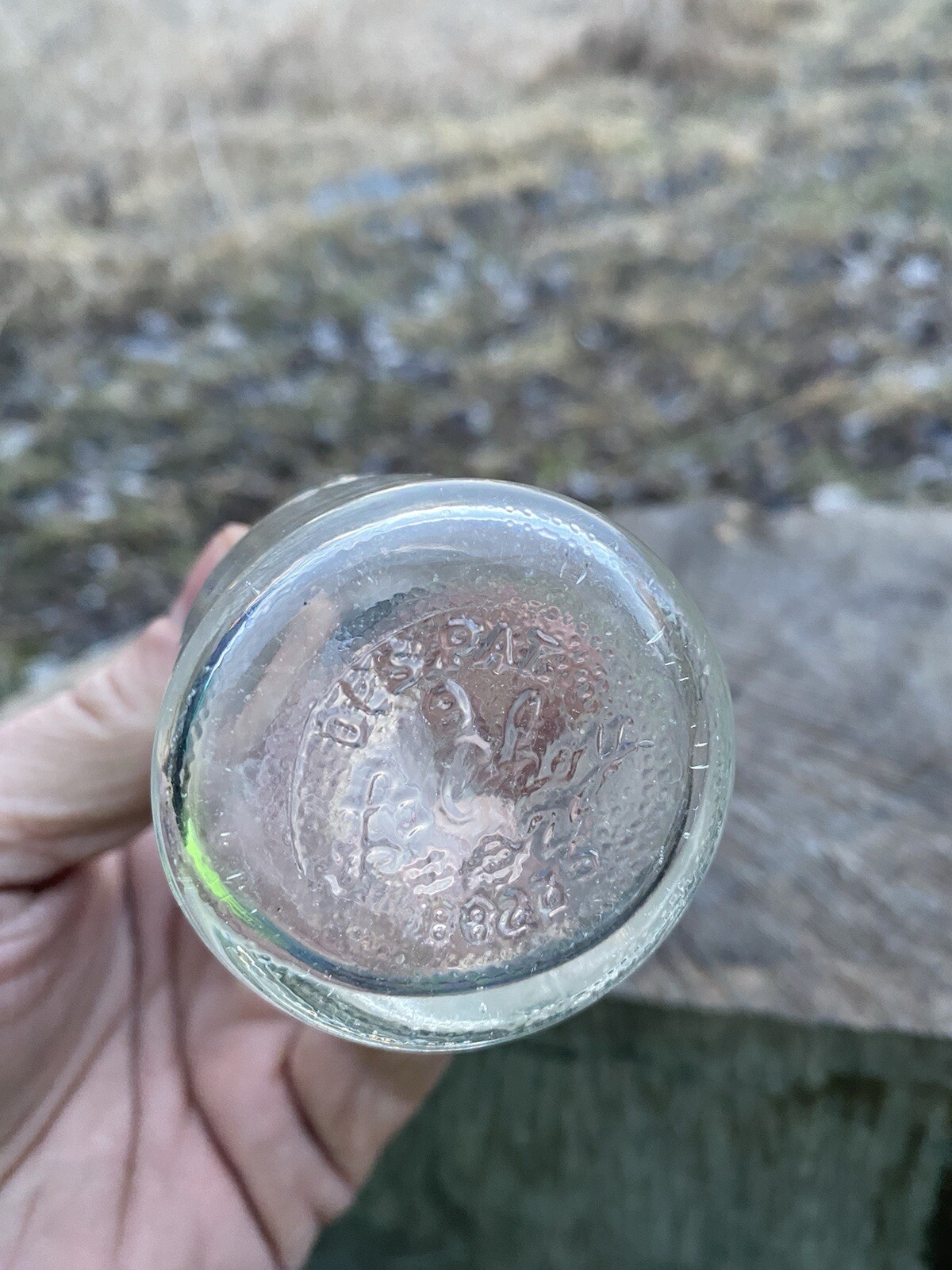 Vintage La Choy Bottle With Cap. Art Deco Style 5” Tall